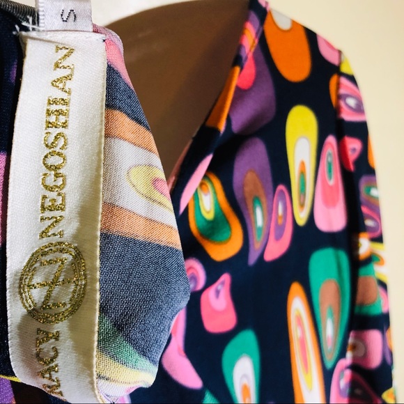 Boutique-Tracy Negoshian gumdrop Gray tunic/dress - Picture 7 of 8